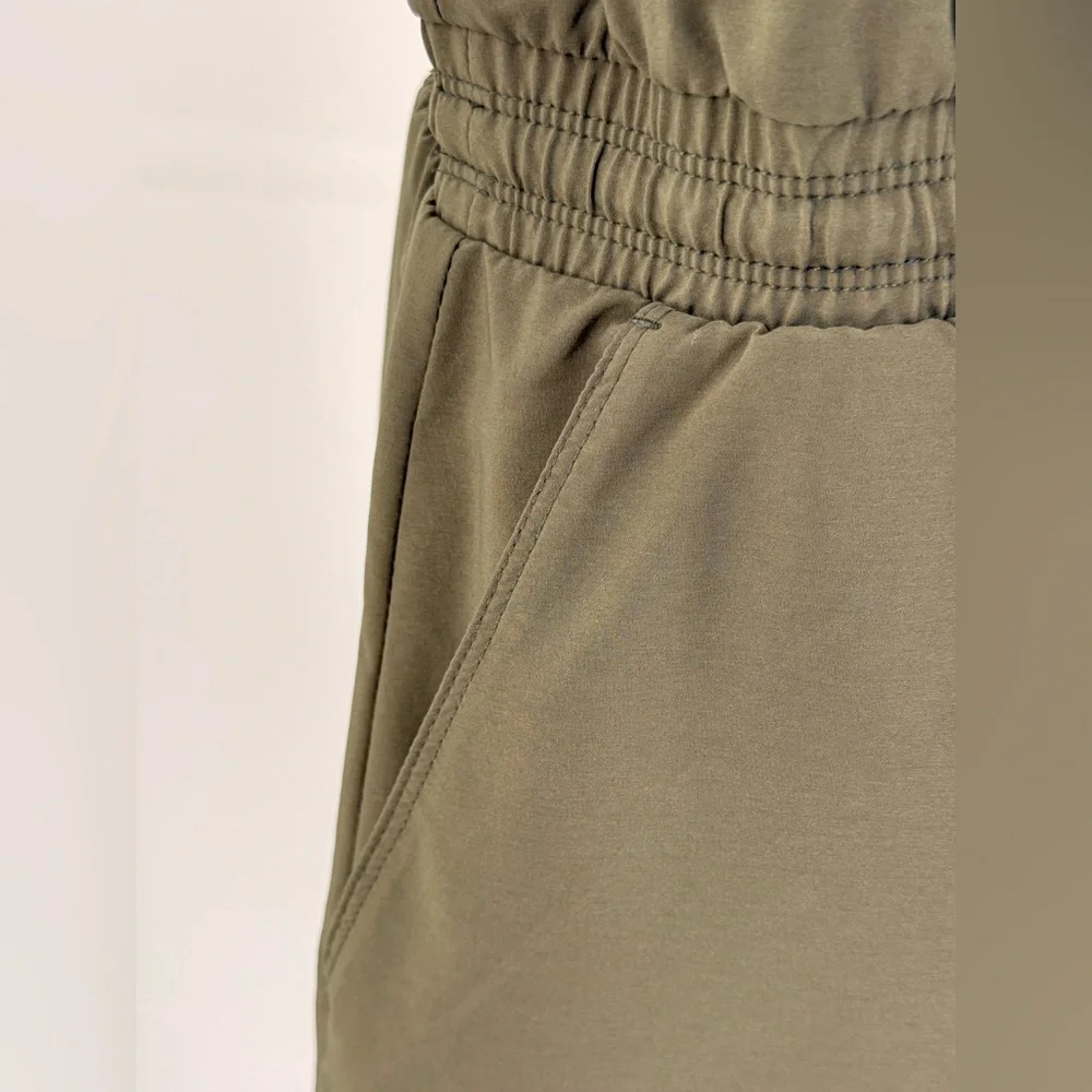 The North Face Never Stop Wearing Sage Green Active Dress Drawstring Waist SZ-L - Picture 8 of 13